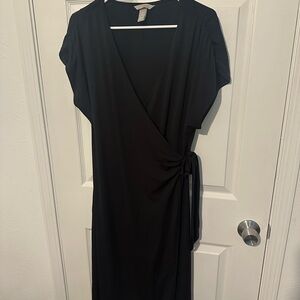 H&M Classic Black Midi Dress